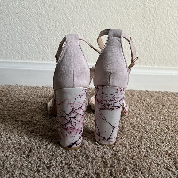 MG block heel sandal pink marble - Picture 2 of 6